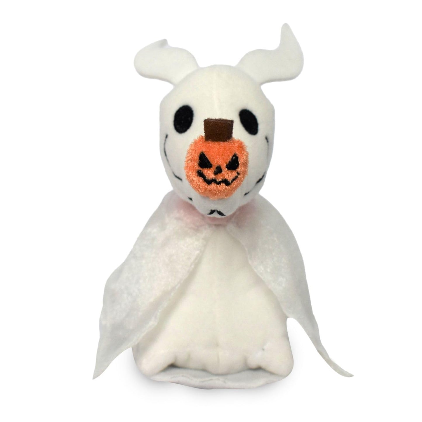 Disney Store Nightmare Before Christmas Plushies - Zero Plush Magnetic Shoulder Light-Up Plush - Small 8-Inch Shoulder Buddies Plush Toys - Stuffed