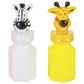 Rhode Island Novelty 3" Zoo Animal Jungle Characters Bubble Bottles | 24 Bottles