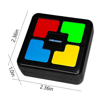 tingbowie Lights Up Memory Game Handheld Electronic Toy, Color Memorizing with Lights and Sounds