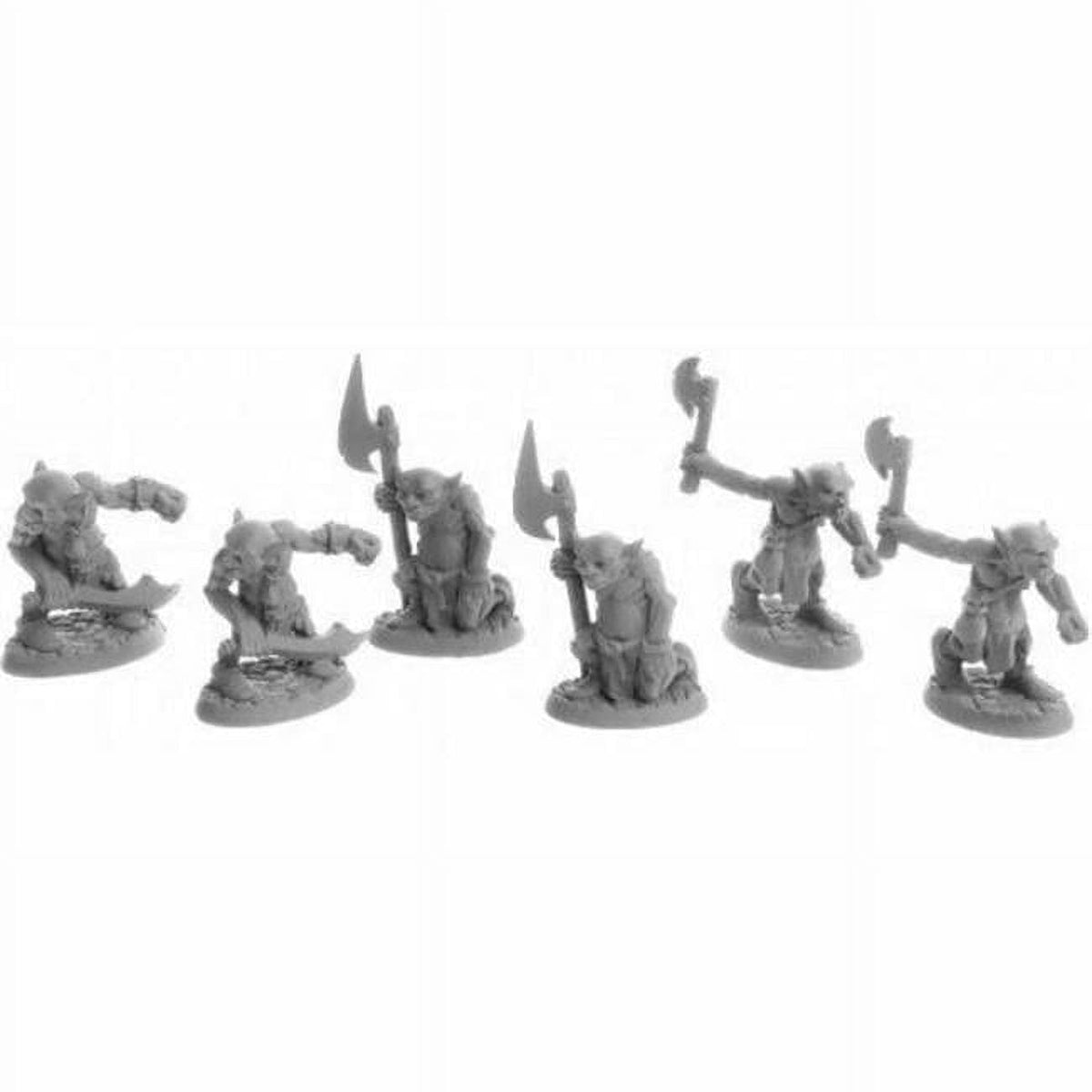 REAPER Miniatures REM07043 Dungeon Dwellers Goblin Raiders Figures 6 Piece