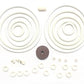 Game Room Guys Williams Zig Zag Pinball White Rubber Ring Kit
