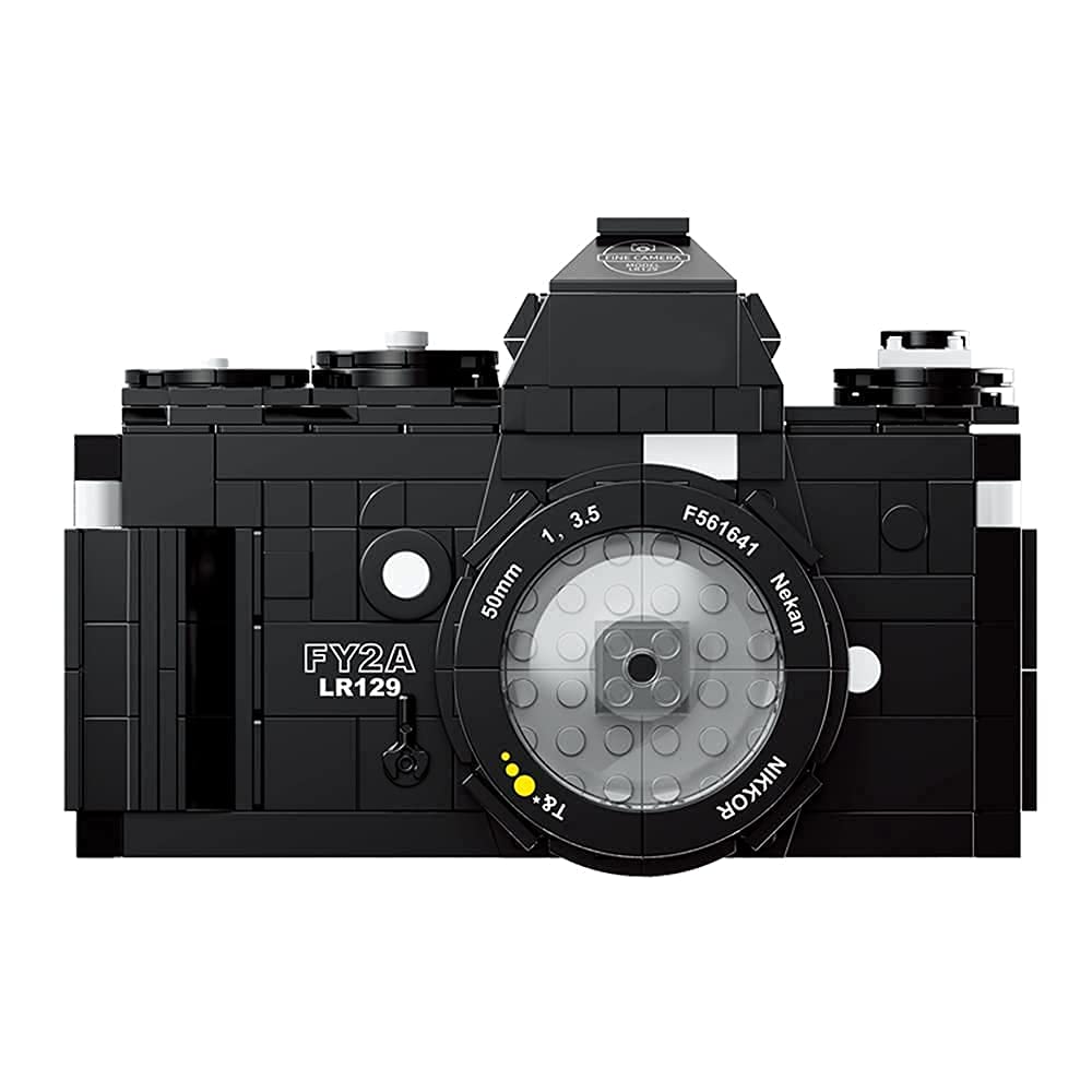 NC Uvini Building Blocks Camera, DIY STEM Toys, Building Construction Brick Set Best Gift for Adult, Teens, Collectible Model Digital Camera to Build