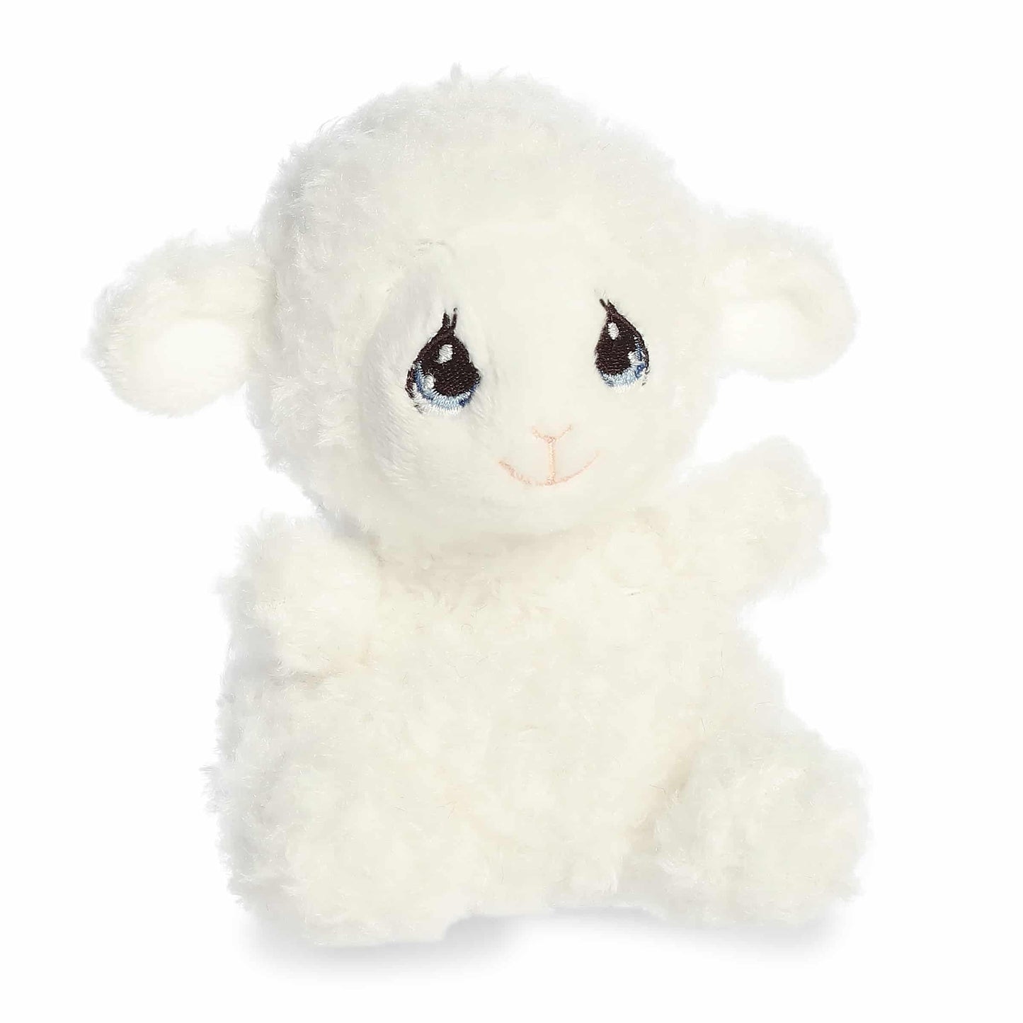 Aurora® Adorable Precious Moments™ Luffie Lamb Palm Pals™ Stuffed Animal - Heartwarming Toy for Comforting Children - for Sentimental Gifts