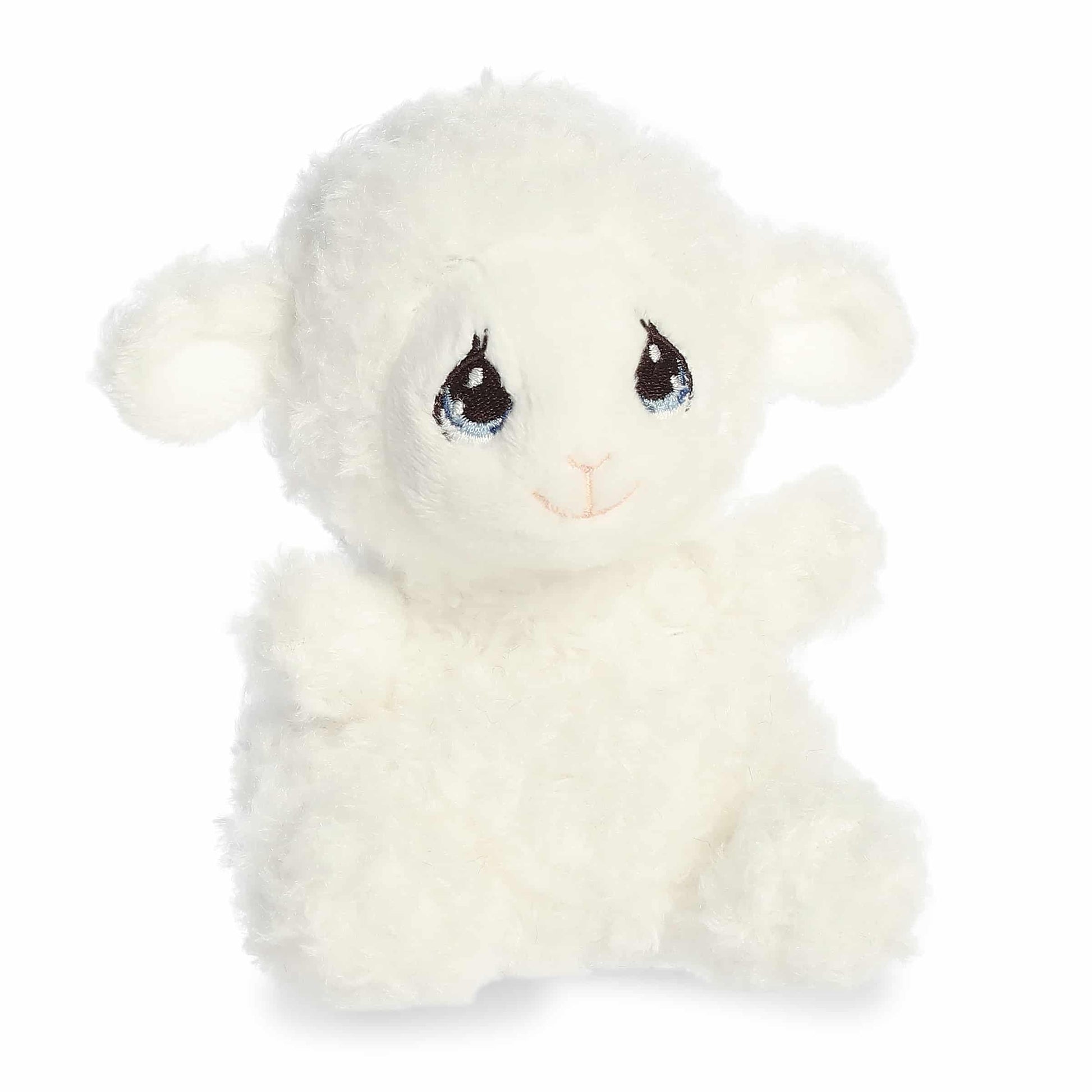 Aurora® Adorable Precious Moments™ Luffie Lamb Palm Pals™ Stuffed Animal - Heartwarming Toy for Comforting Children - for Sentimental Gifts