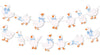 Goose Decor Garland One Silly Goose Birthday Decorations Boy Silly Goose Baby Shower Goose Party Decor One Silly Goose Banner