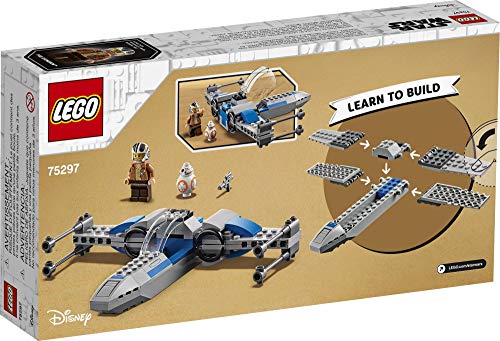 LEGO Star Wars Resistance X-Wing 75297 Building Kit; Awesome Starfighter Building Toy for Kids Aged 4 and Up, Featuring Poe Dameron and BB-8; New 2021