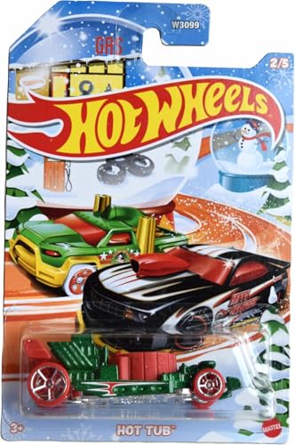 Hot Wheels Hot Tub, Holiday Card 2/5 [Green/red]