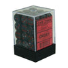 Chessex Speckled Space with Red Numbers 12 mm Dice Block (36 dice)