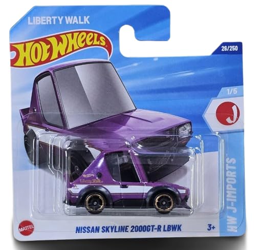 Hot Wheels J-Imports Die-Cast Cars, 5-Pack, Random Japanese Cars Collection, Random JDM Vehicles (Styles May Vary)