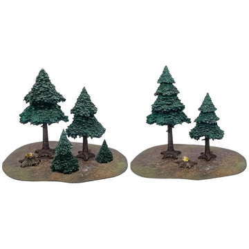 Monster Fight Club - Monster Scenery: Evergreen Pine Forest Double Pack (2 Items)