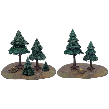 Monster Fight Club - Monster Scenery: Evergreen Pine Forest Double Pack (2 Items)