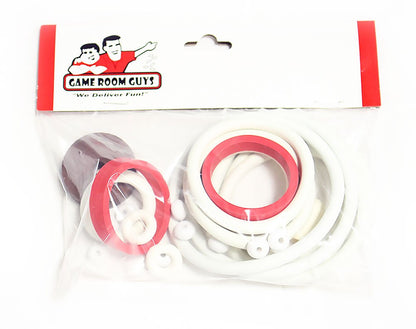 Game Room Guys Gottlieb Jet Spin Pinball White Rubber Ring Kit