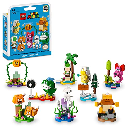 LEGO Super Mario Character Packs - Series 6 71413, Collectible Mystery Toy Figures for Kids, Combine with Starter Course Playset for Extra Play