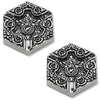 SL Benfica Stainless Steel Ashtray For Foosball Table - Set of 2