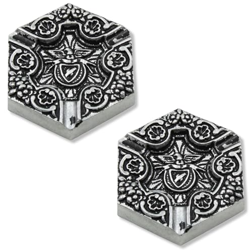 SL Benfica Stainless Steel Ashtray For Foosball Table - Set of 2