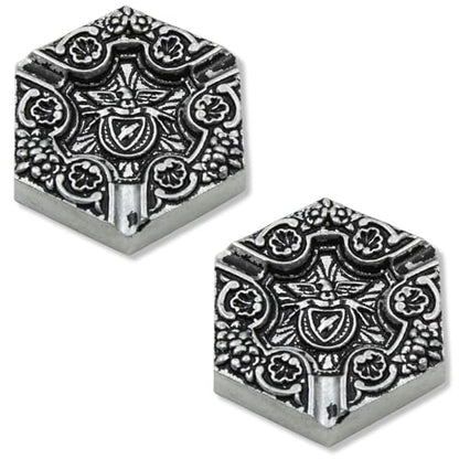 SL Benfica Stainless Steel Ashtray For Foosball Table - Set of 2