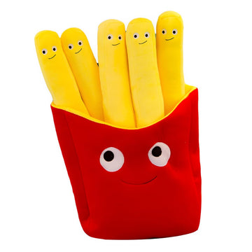 JPORSHU Hamburger French Fries Plush Pillow?16 inches Food Plush Stuffed Pillow?Soft Sofa Cushion Plushie Toy?Cartoon Toy Pillow Gifts for Kids