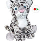 Stuffems Toy Shop Record Your Own Plush 8 inch Snow Leopard - Ready 2 Love in a Few Easy Steps
