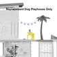 Replacement Part for Barbie Doll Dreamhouse Doll House Playset HMX10 - Replacement Yellow Dog Playhouse