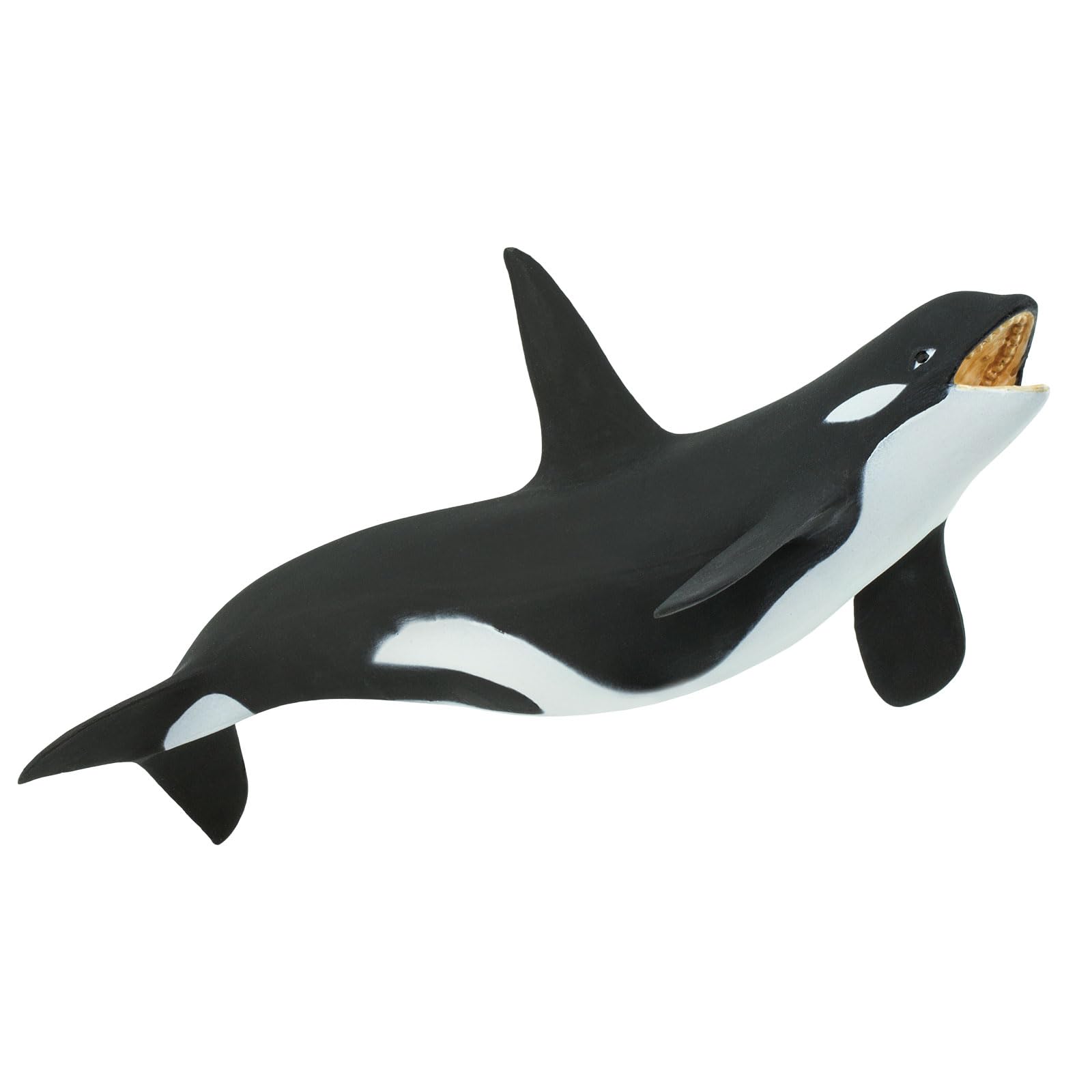 Safari Ltd. Killer Whale (Orca) Figurine - Detailed 7" Plastic Model Figure - Fun Educational Play Toy for Boys, Girls & Kids Ages 3+