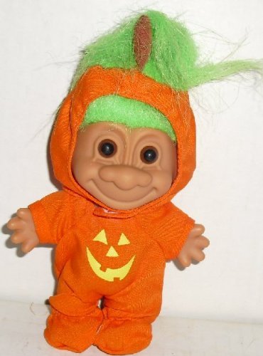 My Lucky Troll Halloween Jack O Lantern Pumpkin