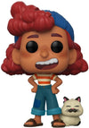 Funko Pop Disney: Luca - Giulia Marcovaldo with Machiavelli Vinyl Figure, 3.75 Inches - Collectable Vinyl Figure - Gift Idea - Official Merchandise