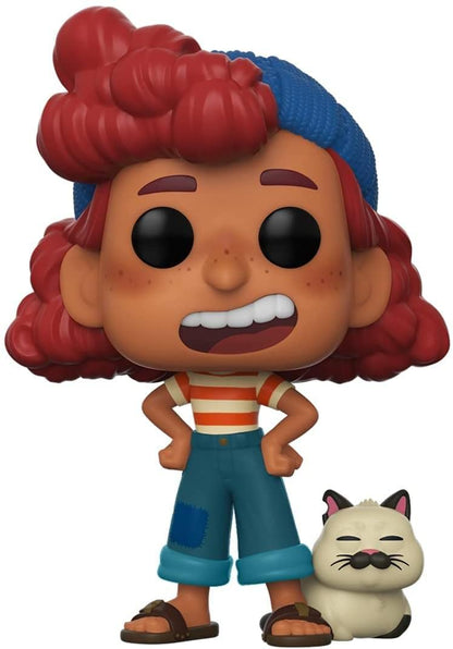 Funko Pop Disney: Luca - Giulia Marcovaldo with Machiavelli Vinyl Figure, 3.75 Inches - Collectable Vinyl Figure - Gift Idea - Official Merchandise