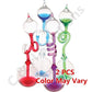 C&H Solutions Colorful Office Thinking Hand Boiler, Glass Science Energy Transfer, Children Science Experiment, Love Birds Color Meter Hand Boiler, 2