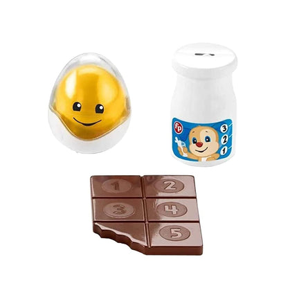 Replacement Parts for Fisher-Price Laugh and Learn Magic Color Mixing Bowl Playset - GJW20 - Replacement Food Bag - Milk, Egg and Chocolate Bar