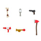 DevSeries Brookhaven's Most Wanted - Six 2.75-Inch Mix-and-Match Figures with Unique Accessories and Exclusive Virtual Item Code