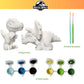 Innovative Designs Jurassic World DIY Paint Your Own Figurines Arts and Crafts Set for Boys and Girls