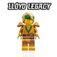 LEGO NINJAGO Legacy Minifigure - Lloyd (Golden Ninja) with Dual Swords