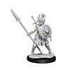 WizKids D&D Frameworks: Human Fighter Female - Unpainted and Unassembled