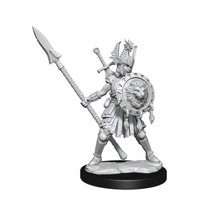 WizKids D&D Frameworks: Human Fighter Female - Unpainted and Unassembled