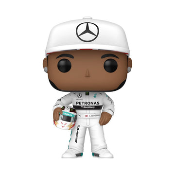 Funko POP! Racing: Racing - Lewis Hamilton with Helmet - Mercedes-Benz - Collectable Vinyl Figure - Gift Idea - Official Merchandise - for Kids &