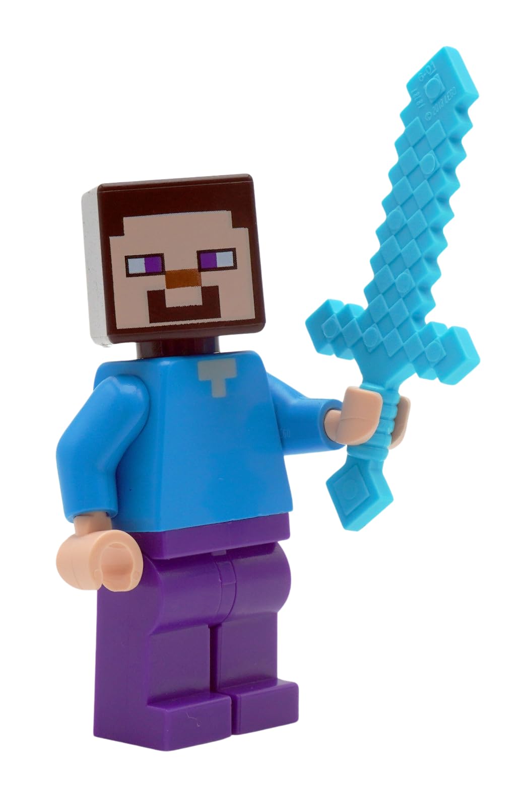 LEGO Minecraft: Steve Minifigure with Pickaxe and Spider