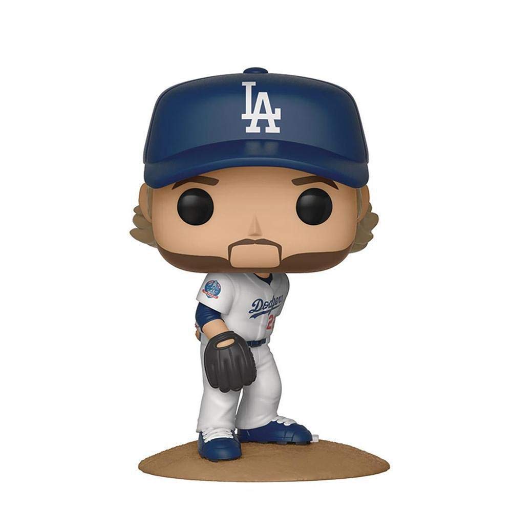 Funko POP!: Major League Baseball Clayton Kershaw Collectible Figure, Multicolor