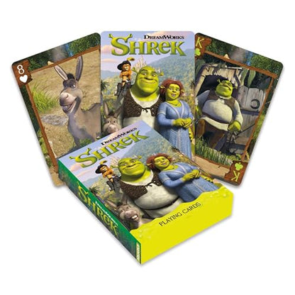 Aquarius Shrek Playing Cards - Shrek Themed Deck of Cards for Your Favorite Card Games - Officially Licensed Shrek Merchandise & Collectibles