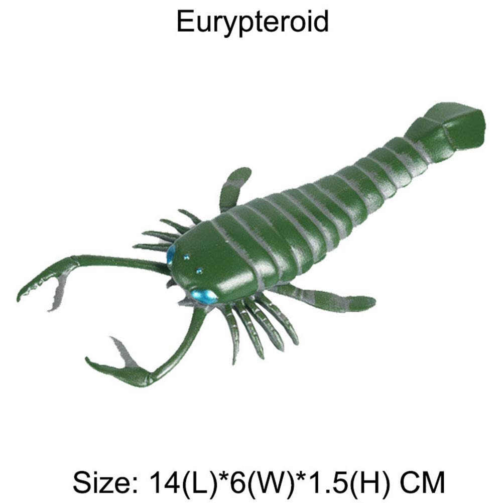 FLORMOON Animal Figures 5 pcs Realistic Plastic Cambrian Ancient Organism Set Includes Anomalocaris, Opabinia, etc. Science Project, Learning