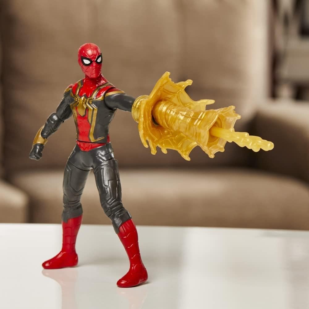 Marvel Spider-Man: No Way Home Mystery Webgear/Spider-Man Iron Spider Integrated Suit Action Figure F1916 Authentic
