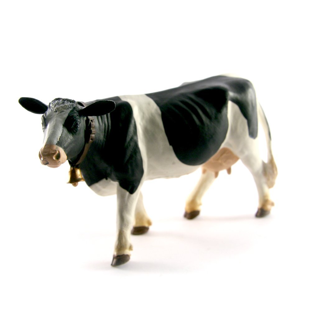 Safari Ltd. Holstein Cow Figurine - Detailed 5" Plastic Model Figure - Fun Educational Play Toy for Boys, Girls & Kids Ages 3+