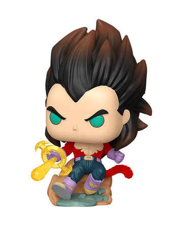 Funko Pop! Anime: Dragon Ball GT - Super Saiyan 4 Vegeta (Flocked) Exclusive Vinyl Figure Bundled with Box Protector