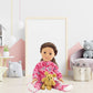 18 Inch Doll Pajamas Set Pink Heart Onesie PJ Outfit - Emily Rose Doll Sleeping Outfit with Teddy Bear Companion - Doll NOT Included - Fits American