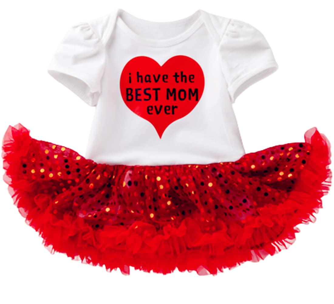 Reborn Baby Doll Clothes Outfit for 20-23 Inch Reborns Newborn Babies Matching Clothing Headband Mom Red Heart Tutu Dress Shoes Three-Piece Set