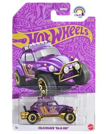 Volkswagen Baja Bug, 57th Anniversary Pearl & Chrome 2024 by Hot Wheels