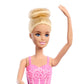 Barbie Ballerina Doll, Blonde Fashion Doll Wearing Purple Removable Tutu, Posed with Ballet Arms & “en Pointe” Toe Shoes, HRG34
