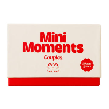 Rabble Mini Moments - 150 Couples Games and Couples Activities with Stay at Home Date Night Ideas, Perfect for Game Nights and 2 Players