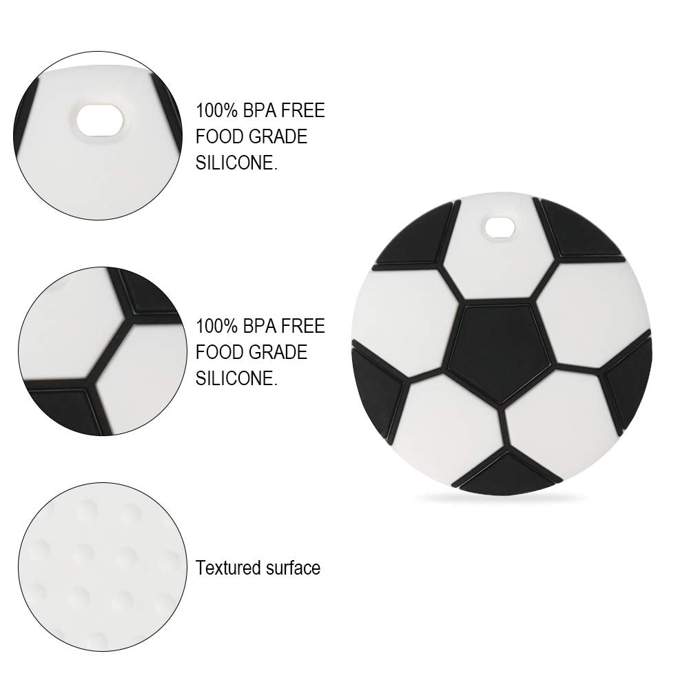 Baby Sport Silicone Teether,Sensory Chew Toys,BPA Free Soft and Effective Infant Teething Pain Relief Toys,Freezer Safe,Food Grade Silicone,Best