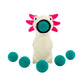 Hog Wild Axolotl Ball Popper Toy - Includes 4 Soft Foam Balls - Squeeze to Pop Air Powered Balls Up to 20 Feet - Launcher Safe for Indoor/Outdoor Play