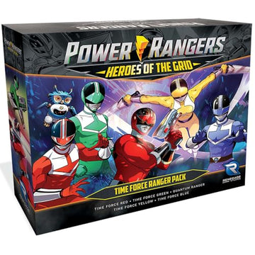 Renegade Game Studios Power Rangers Time Force Expansion for Heroes of The Grid Board Game, 2-5 Players, Ages 14+